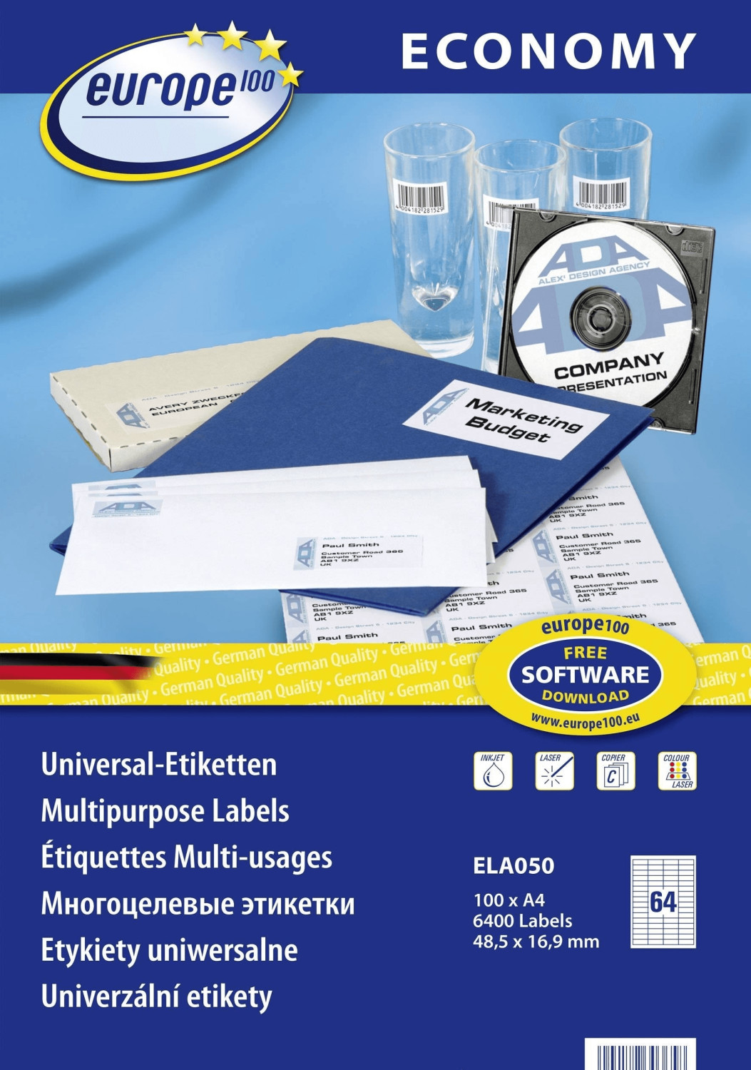 europe 100 ELA050