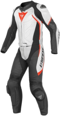 Dainese Avro D1 2015 Suit Black/White/Red-Fluo