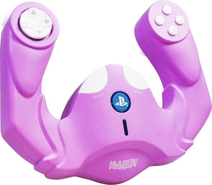 4Gamers Volant de course sans fil Motion KidzPLAY PS3 (rose)