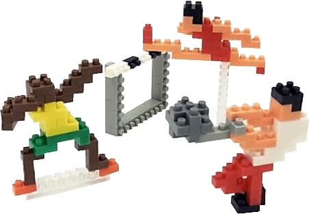 Kawada Nanoblock - Athlétiques