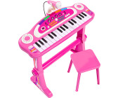Clavier Musique Enfant, Foxom 31 Touches Synthétiseur Électronique Clavier Piano  Jouet Musical pour Enfants, Rouge : : Instruments de musique et  Sono