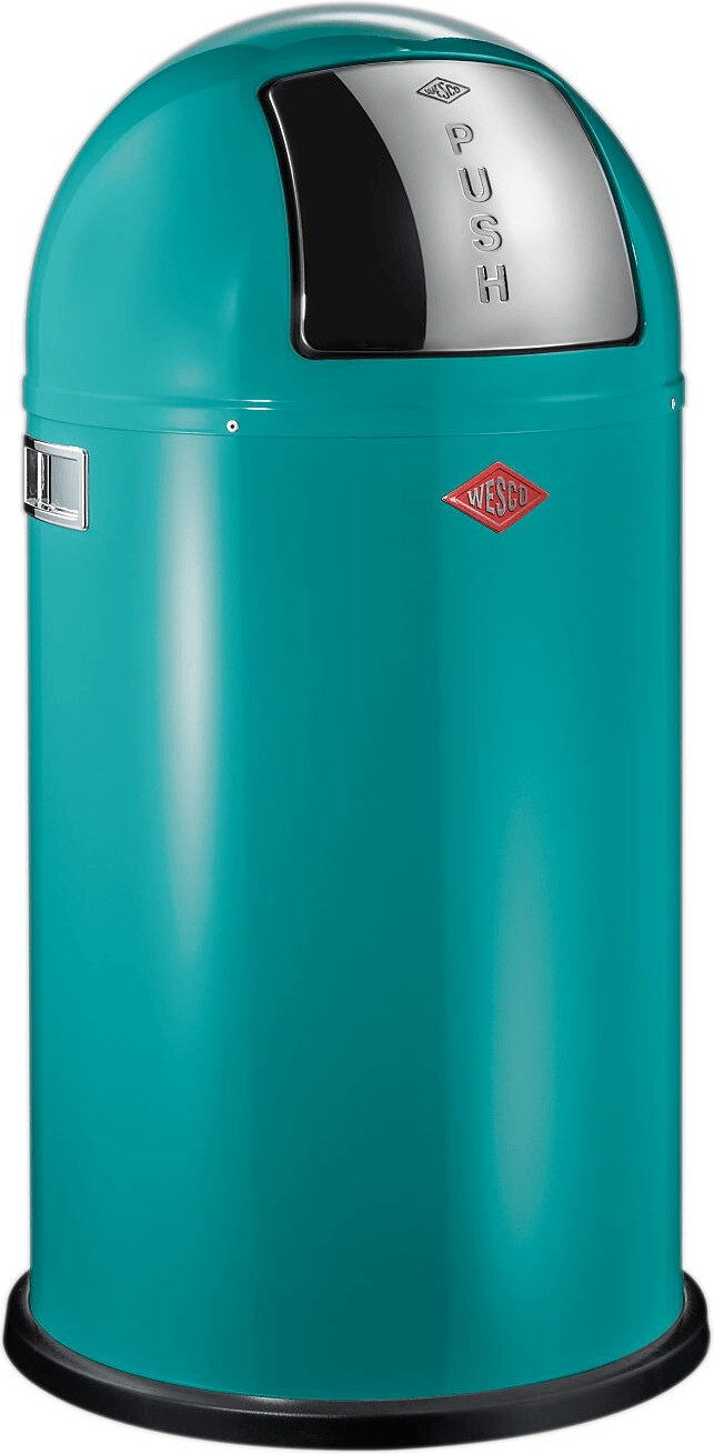 Photos - Waste Bin Wesco Home Products Wesco Pushboy Turquiose 50 L