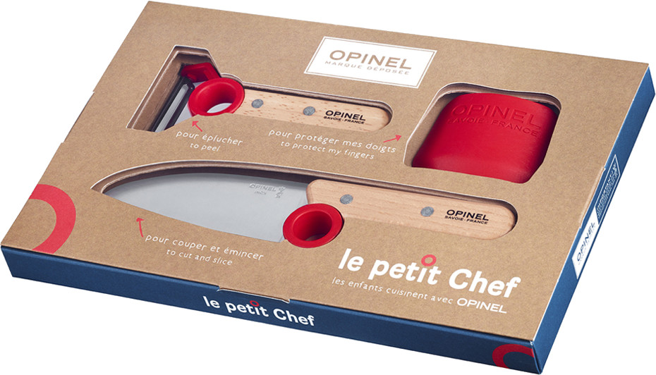 Opinel Kinder-Küchenmesser-Set Le petit Chef 3-teilig 81175821966
