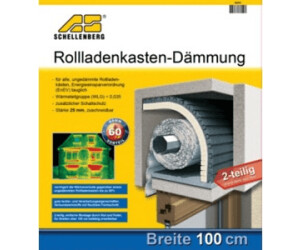 Schellenberg Rollladenkasten-Dämmung 100 x 50cm - 25mm (2-teilig