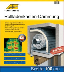 Schellenberg Rollladenkasten-Dämmung 100 x 50cm - 25mm (2-teilig) ab 28,79  € (Februar 2024 Preise)
