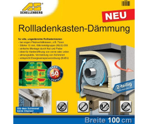 Schellenberg Rollladenkasten-Dämmung 2-teilig 13 mm Stärke 100 x 50 cm