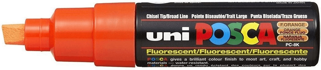 Uni Mitsubishi Pencil Posca PC-8K orange fluo