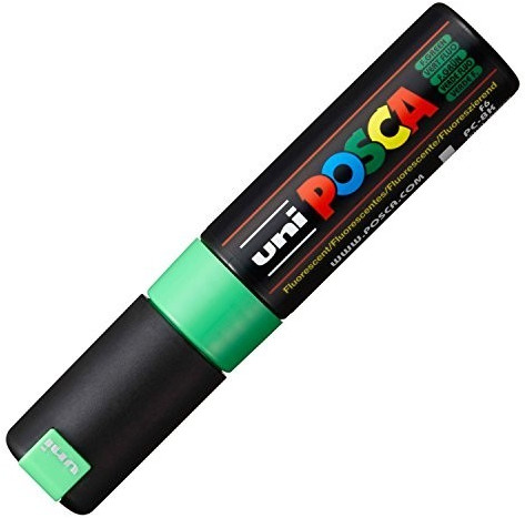 Uni Mitsubishi Pencil Posca PC-8K vert fluo