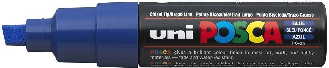 Uni Mitsubishi Pencil Posca PC-8K bleu foncé