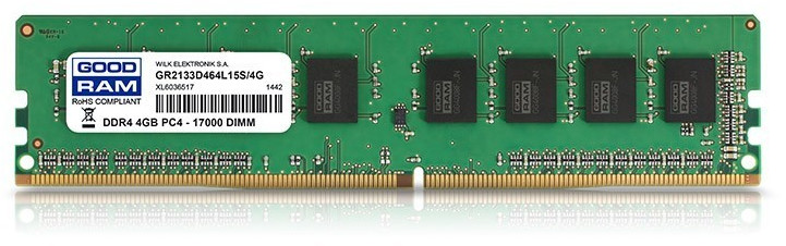 GoodRAM 4Go DDR4-2133 CL15 (GR2133D464L15S/4G)