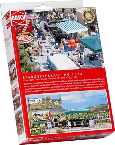 Busch Model Récolte et vente d'asperges (1074)