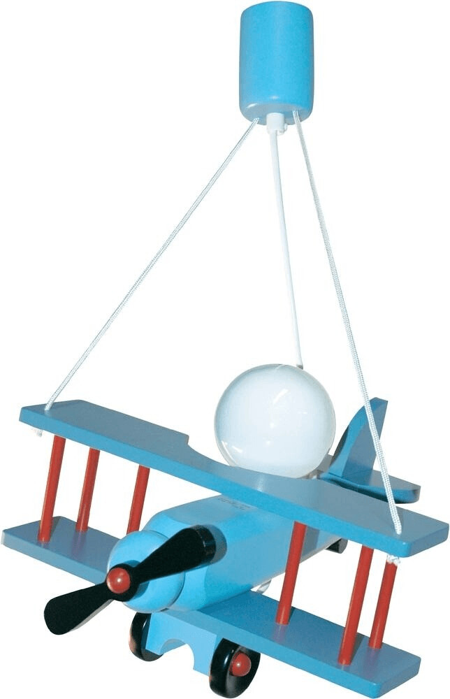 Waldi Suspension avion rouge/bleu