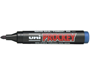 Marker Uni Prockey punta tonda Blu confezione da 12 pennarelli marker