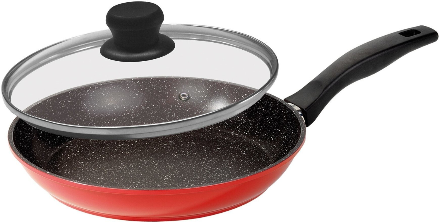 Stoneline Frying Pan with Glass Lid 24 cm