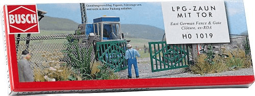 Busch Model Clôture et portail d'accès ex-RDA (1019)