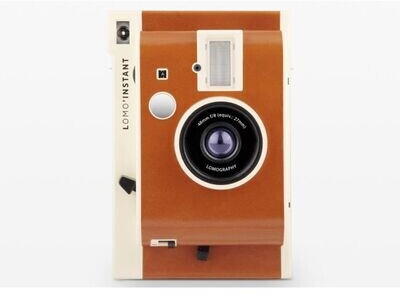 Lomography Lomo'Instant Bianca – Fotocamera Istantanea Con 3 Lenti (Fisheye, Portrait, Macro) E Filtri Colorati