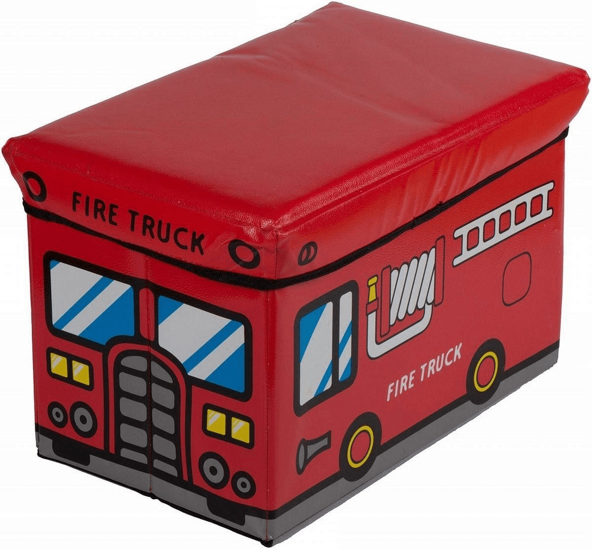 Bieco Coffre à jouets Pompier