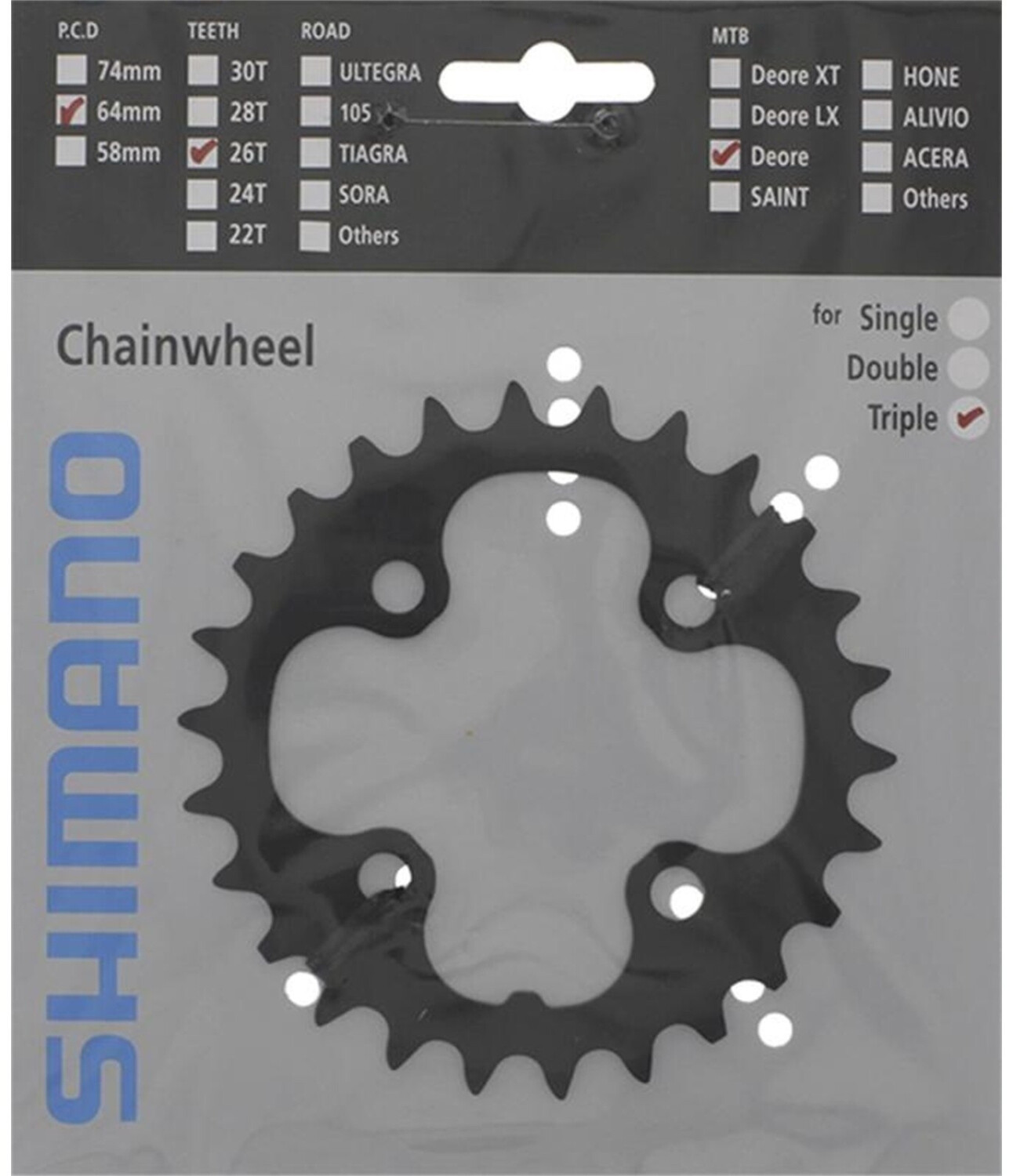 Shimano Plateau Deore LX FC-M580