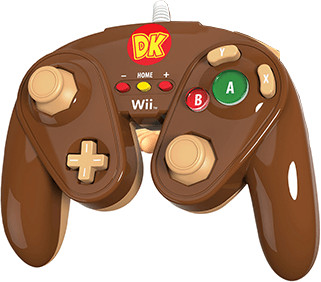 PDP Wii U Manette filaire de combat (Donkey Kong)