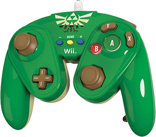 PDP Wii U Manette filaire de combat (Link)