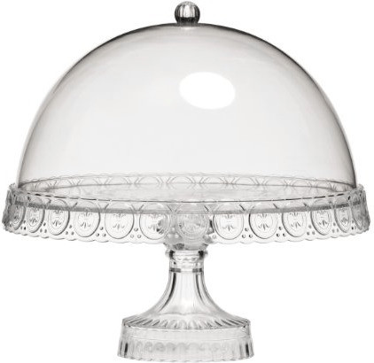 Photos - Serving Pieces Premier Housewares  Housewares Cake Stand with Dome Lid 