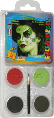Eulenspiegel Kit de maquillage sorcière (204085)
