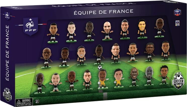 SoccerStarz Pack de 24 figurines Équipe de France