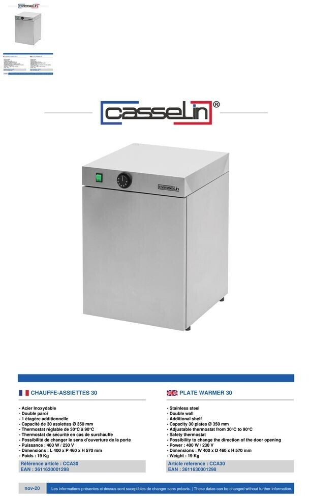 Casselin CCA30