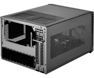 Carcasa de Ordenador compacta Cubo Sugo Mini-ITX Silverstone SST-SG13B-Q Negro Panel Frontal de plástico con Acabado en imitación de Aluminio