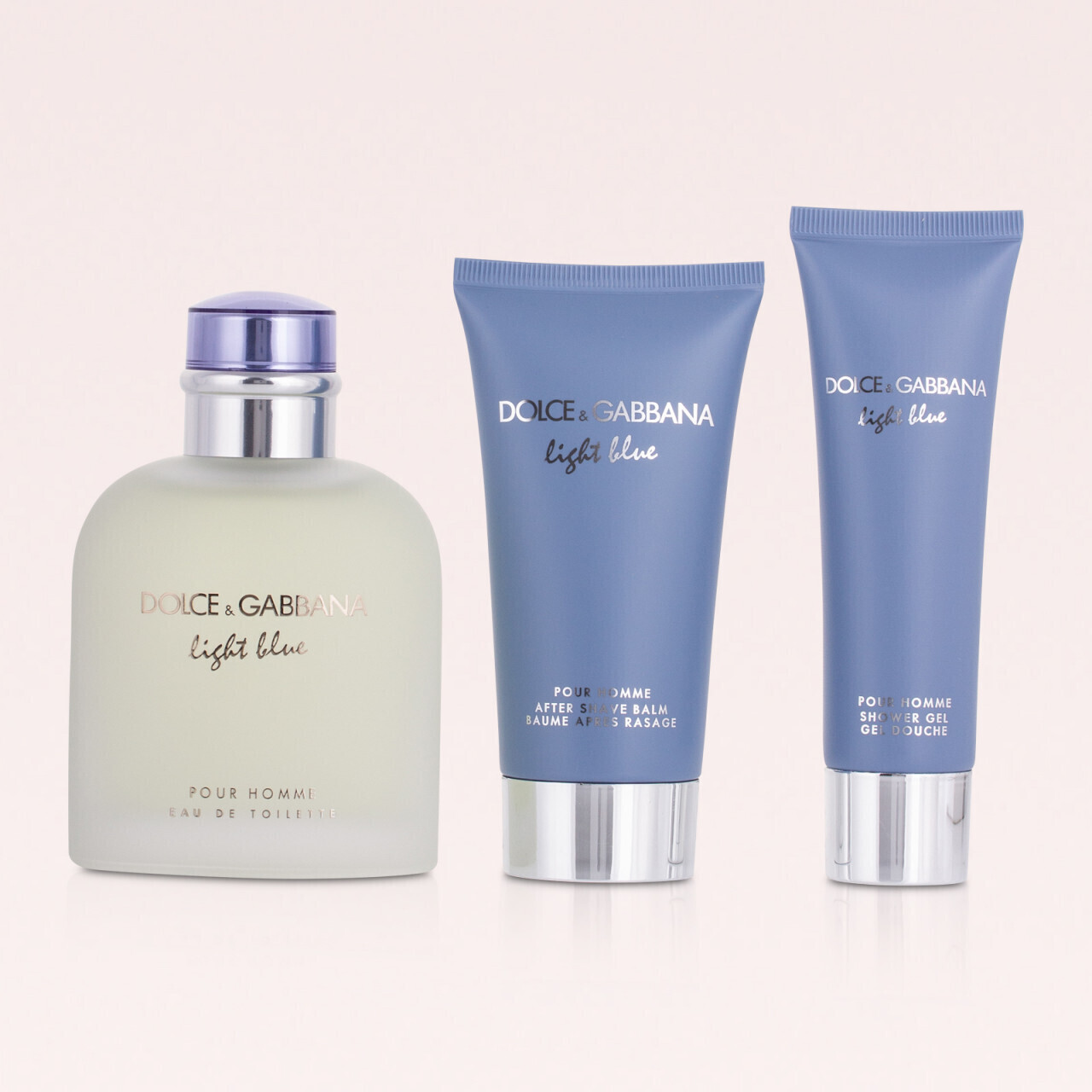Dolce & Gabbana Light Blue pour Homme Set (EdT 125 ml + AS 75 ml + SG 50 ml)