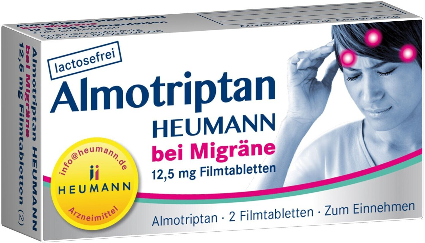 Almotriptan 12,5 mg Filmtabletten (2 Stk.)