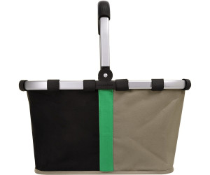 reisenthel SET carrybag Einkaufskorb Korb patchwork grün BK5032 Cover schwarz 