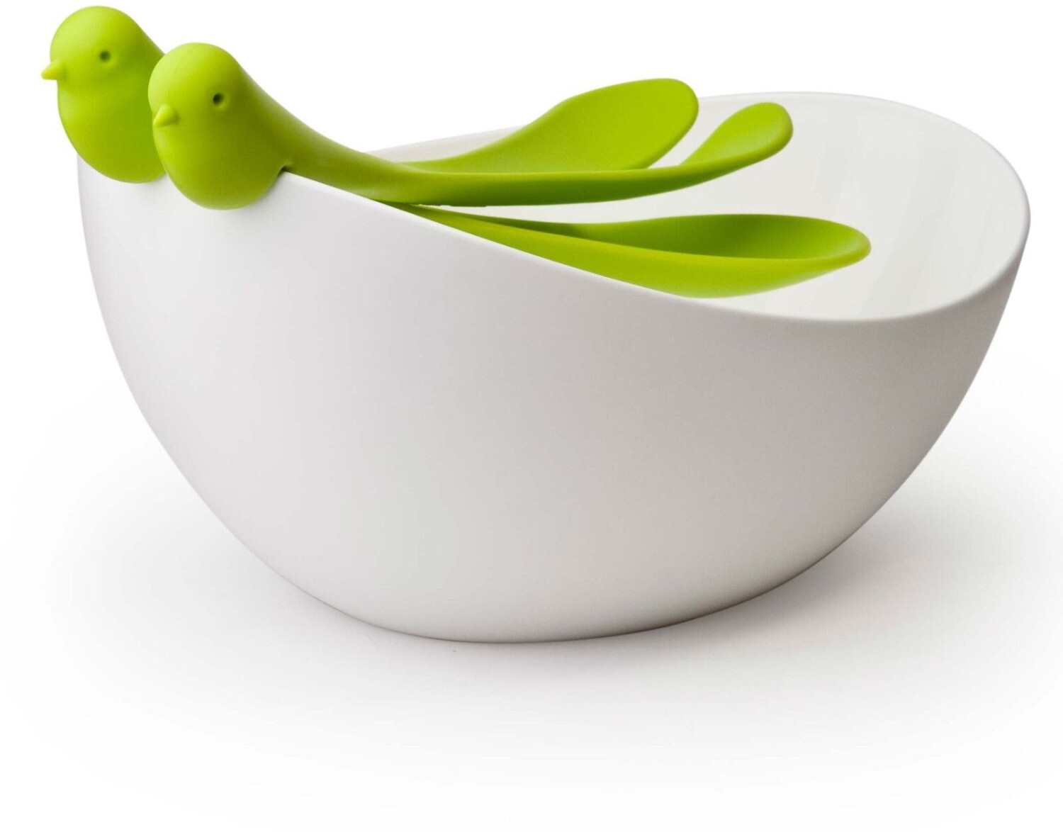 Qualy Saladier avec couverts vert
