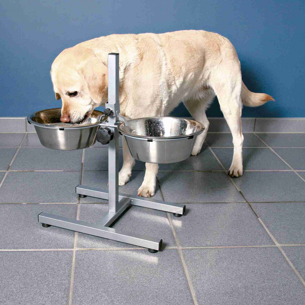 Trixie Gamelle double pour chien 2 x 1.8 L