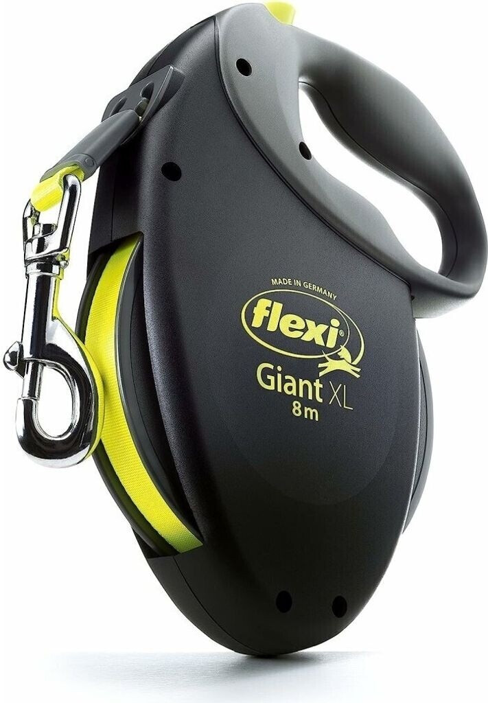 Flexi Laisse-sangle Giant XL 8 m noir/jaune