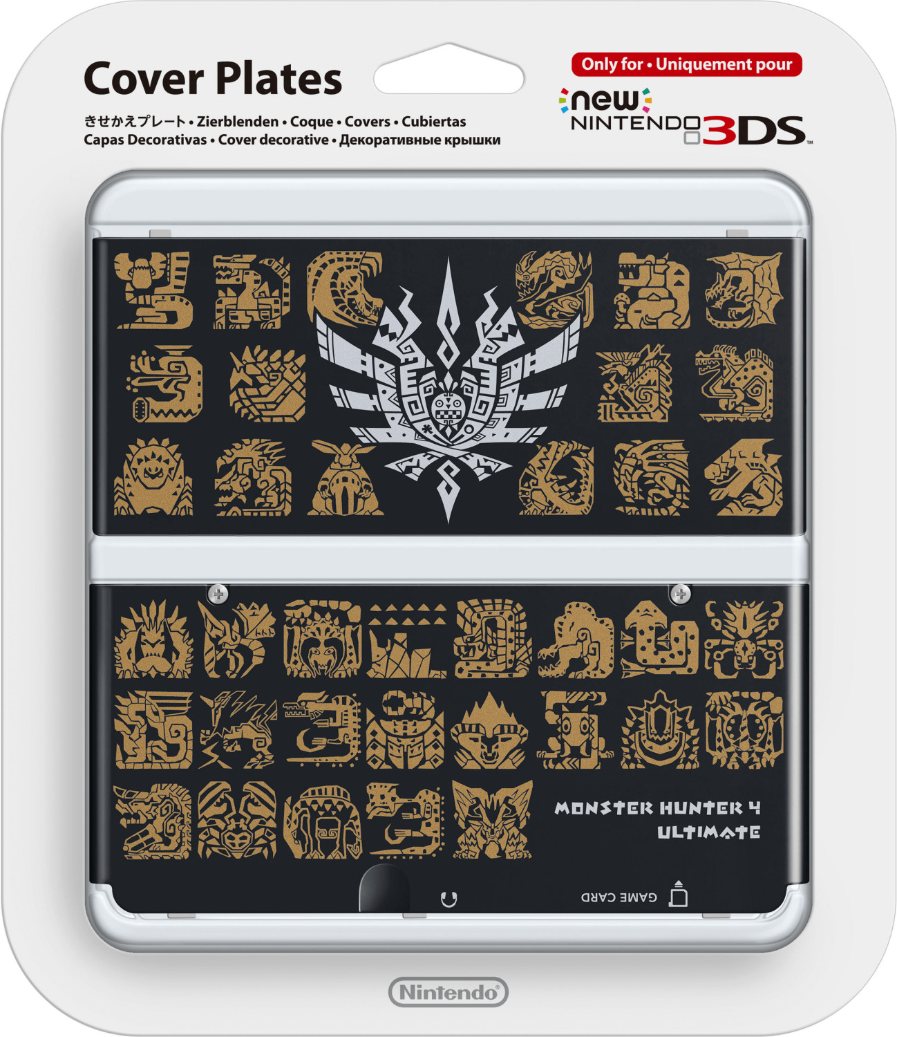 Nintendo New 3DS Coques - Monster Hunter 4 Ultimate noir
