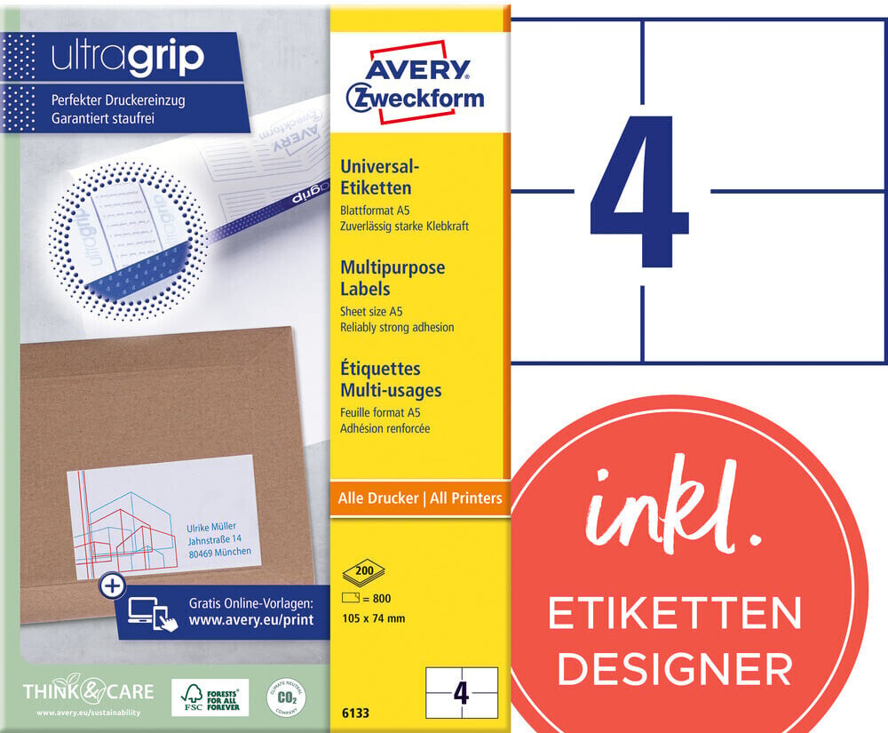 Avery Zweckform 6133