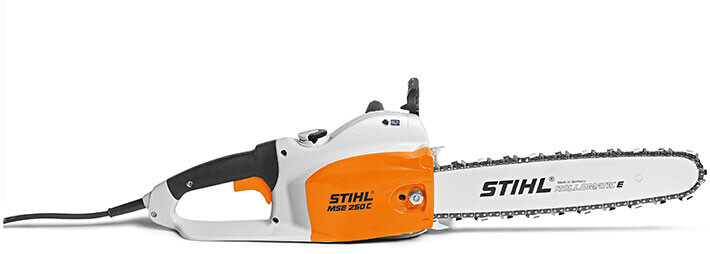 Stihl MSE 250 CQ Tronçonneuse électrique avec longueur de coupe de 40 cm +  chaîne RS de 1,6 mm