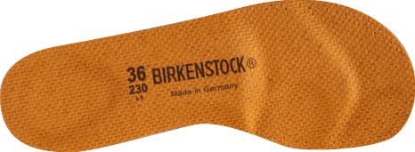 Birkenstock Fussbett-Sohle braun