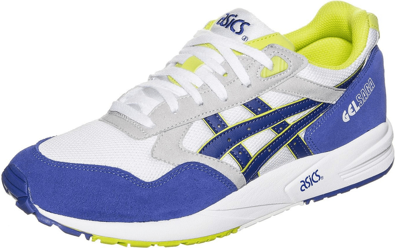 Asics Gel Saga white/dark blue/green