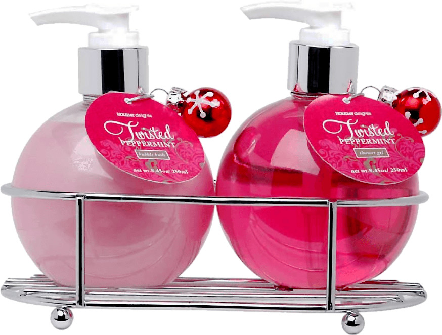 Gloss! Coffret de bain Holiday Delights menthe poivrée (5 pièces)