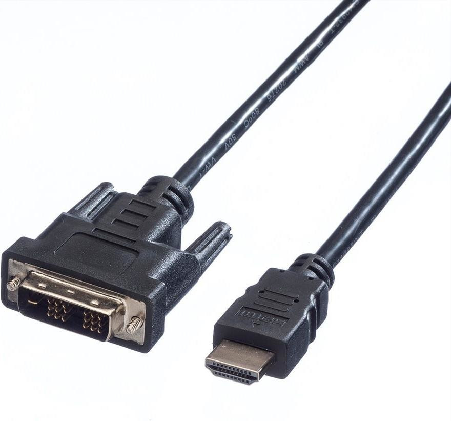 Value 11.99.5552 DVI-D auf HDMI (5m)