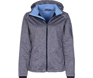 CMP Women Softshell Jacket Zip Hood (3A05396) Navy Melange CMP Women Softshell Jacket Zip Hood (3A05396) Navy Melange