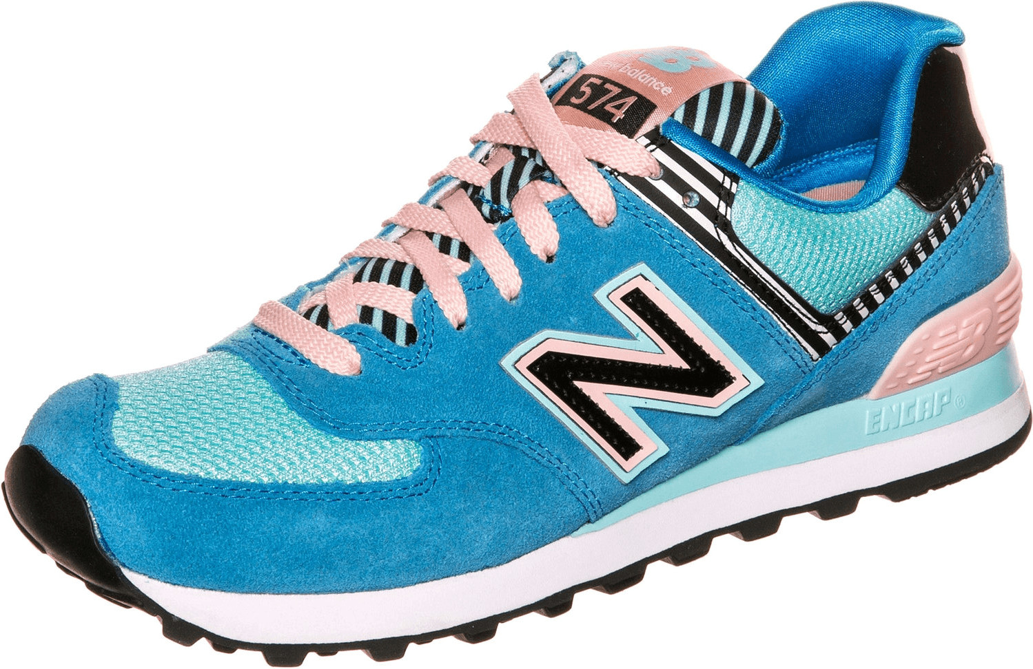 New Balance WL574 bleu/rose (WL574BFL)
