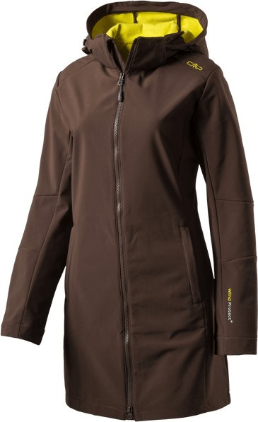 CMP Women Softshell Coat Zip Hood (3A08326) Terra-Sun