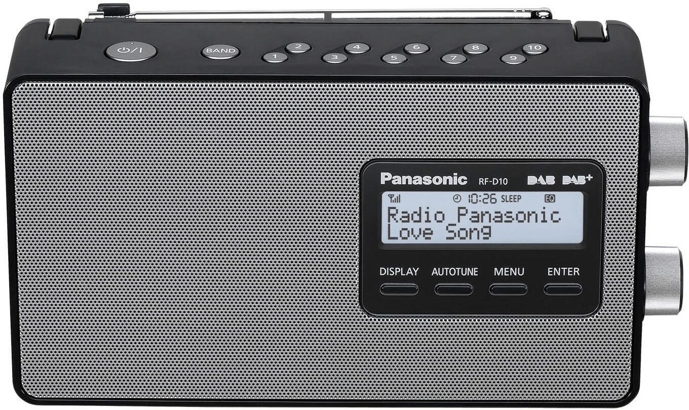 Panasonic RF-D10EG (noir)