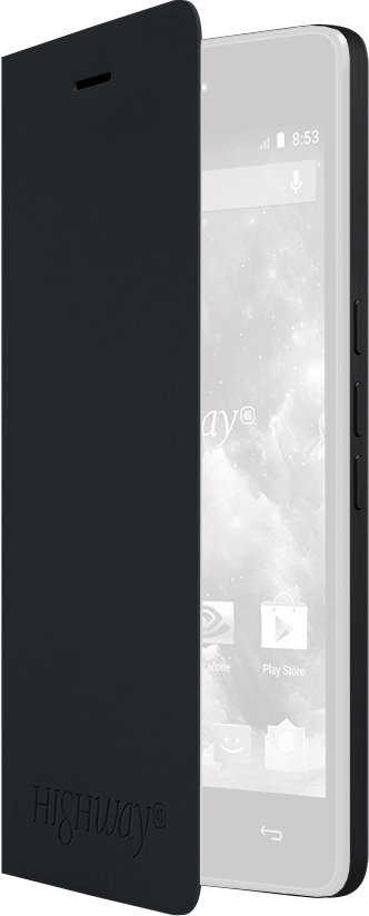 Wiko Étui Folio Stand noir (Highway 4G)