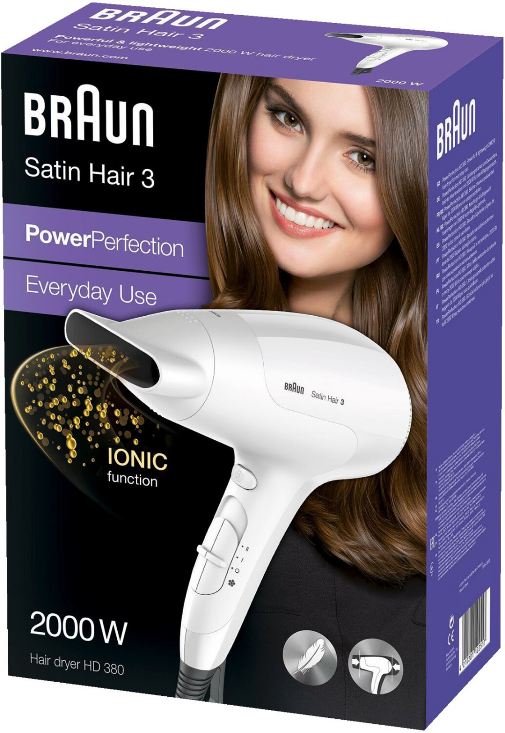 Hair PowerPerfection Satin Braun bei 34,99 € | HD 3 380 ab Preisvergleich