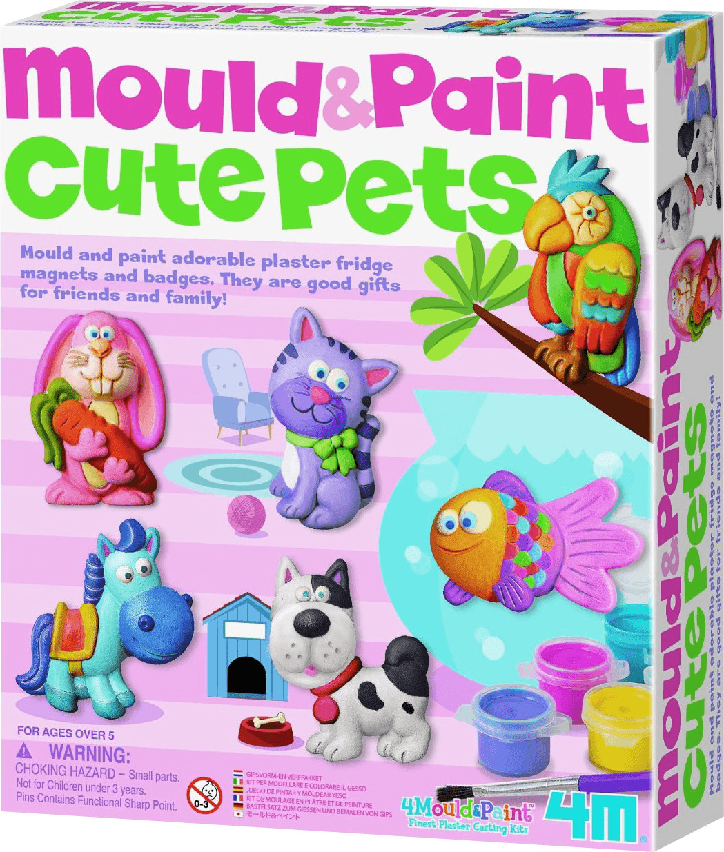 Photos - Creativity Set / Science Kit 4M Industrial Development  Mould and Paint Cute Pets 