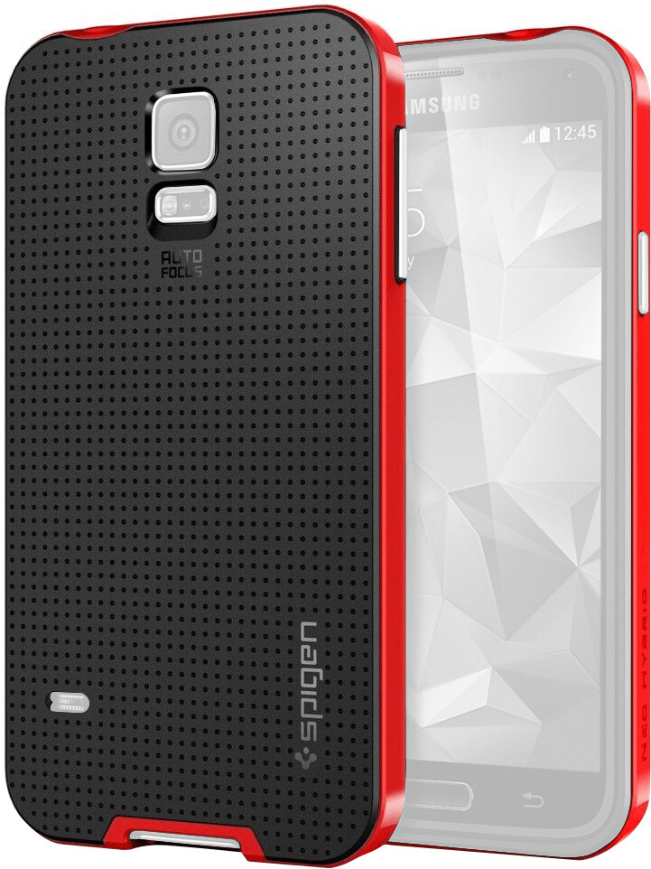 Spigen Coque Neo Hybrid Dante Red (Samsung Galaxy S5)